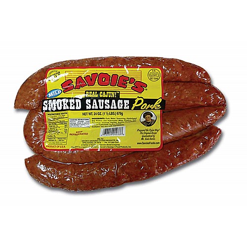Image result for savoie's smoked sausage